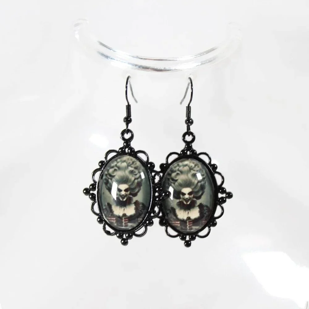 Gothic Victorian Let Them Eat Cake Marie Antoinette Gothic Victorian Earrings